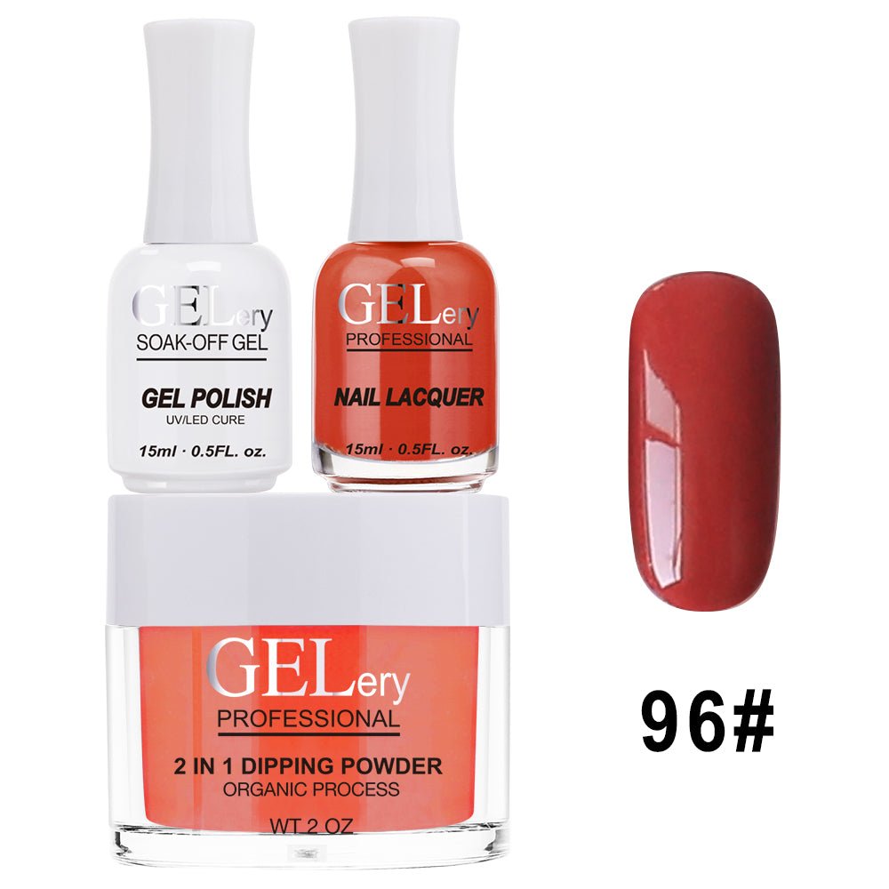 GELery 3 in 1 Trio Set - Gel, Lacquer, & Dip - #096