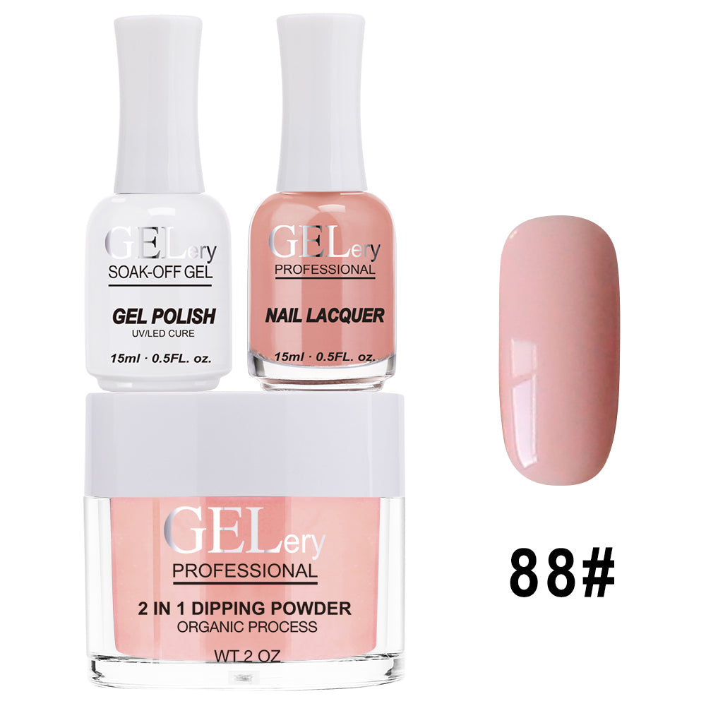 GELery 3 in 1 Trio Set - Gel, Lacquer, & Dip - #088