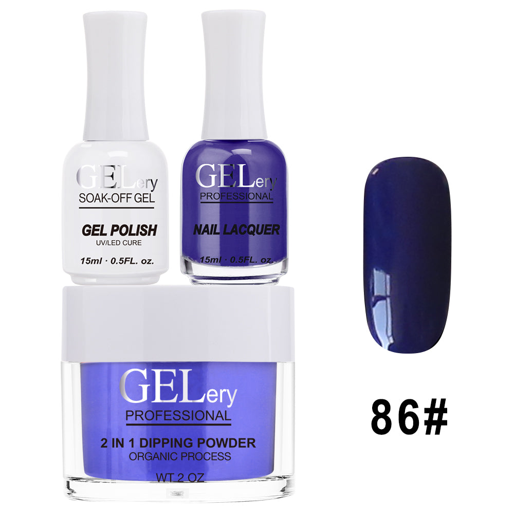 GELery 3 in 1 Trio Set - Gel, Lacquer, & Dip - #086