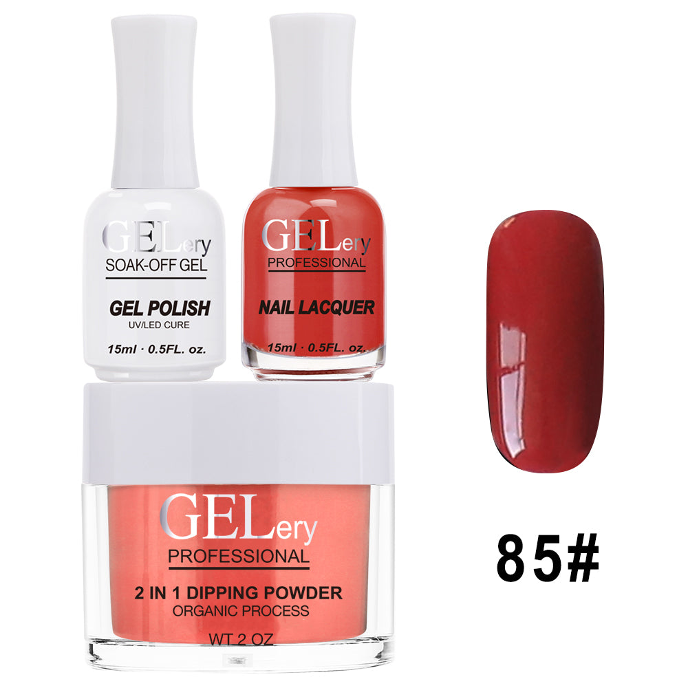 GELery 3 in 1 Trio Set - Gel, Lacquer, & Dip - #085