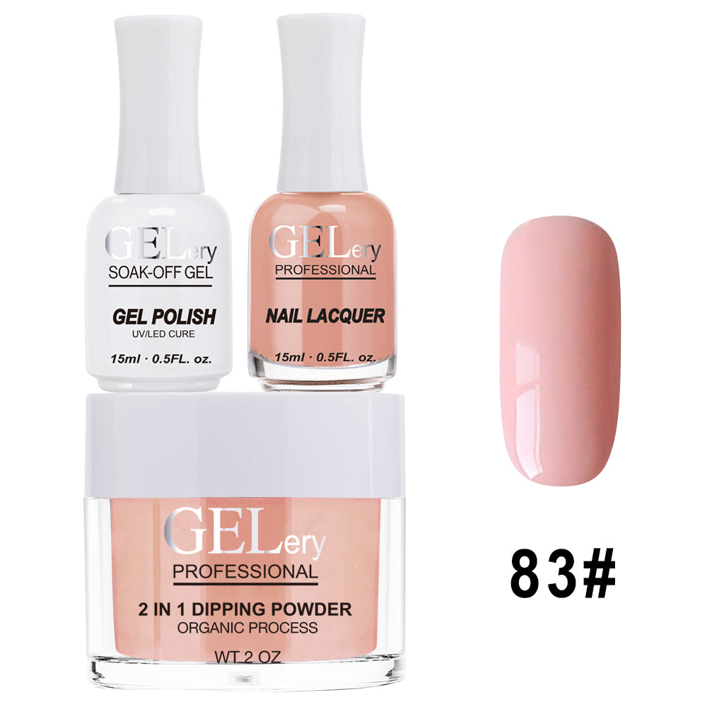 GELery 3 in 1 Trio Set - Gel, Lacquer, & Dip - #083