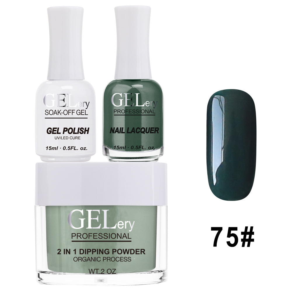 GELery 3 in 1 Trio Set - Gel, Lacquer, & Dip - #075