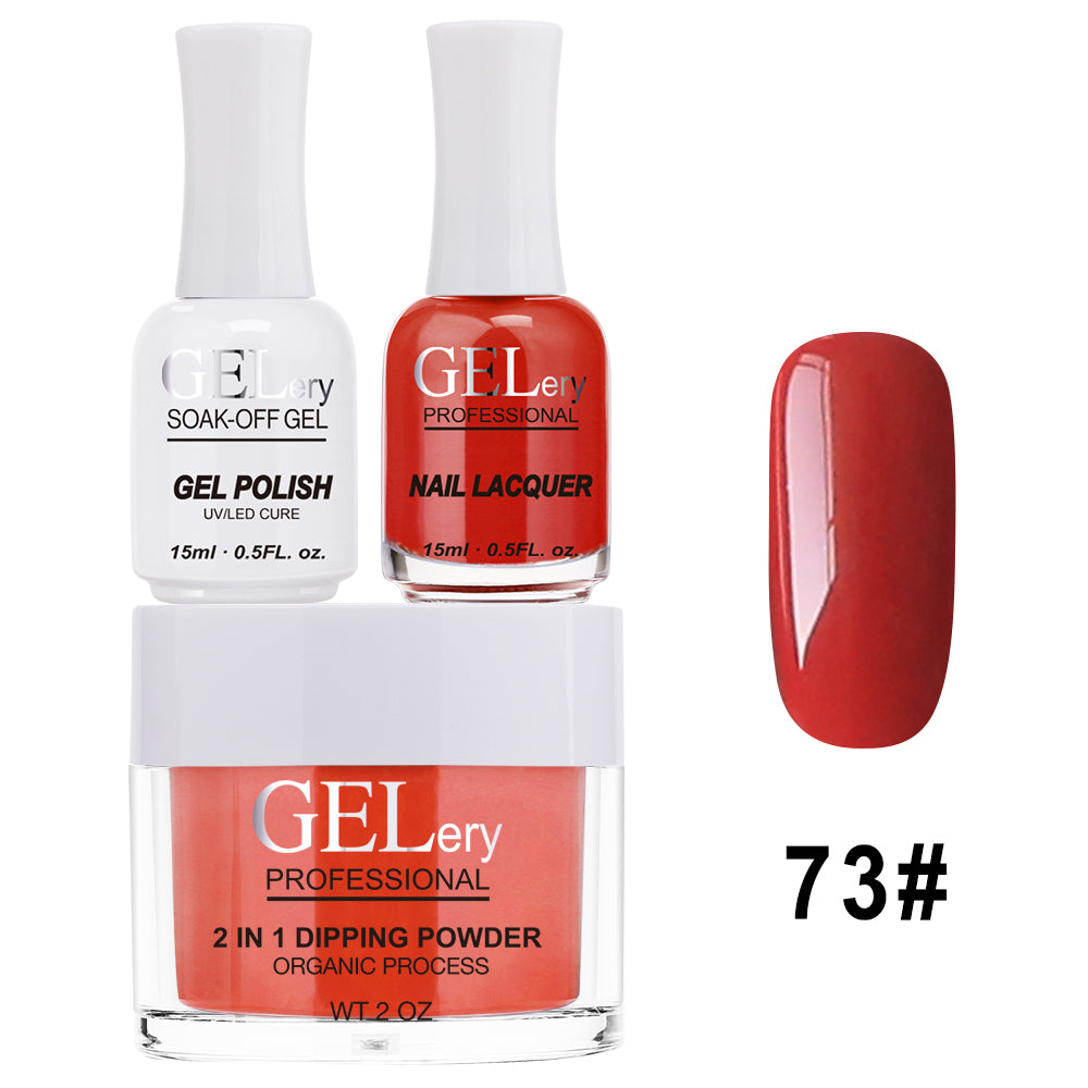 GELery 3 in 1 Trio Set - Gel, Lacquer, & Dip - #073