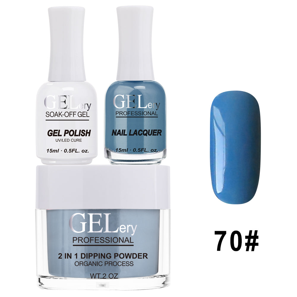 GELery 3 in 1 Trio Set - Gel, Lacquer, & Dip - #070