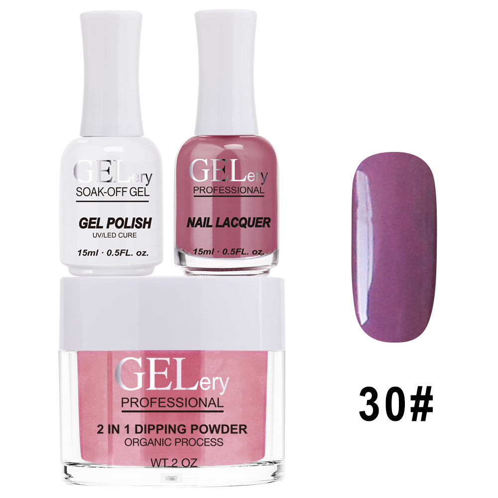 GELery 3 in 1 Trio Set - Gel, Lacquer, & Dip - #030