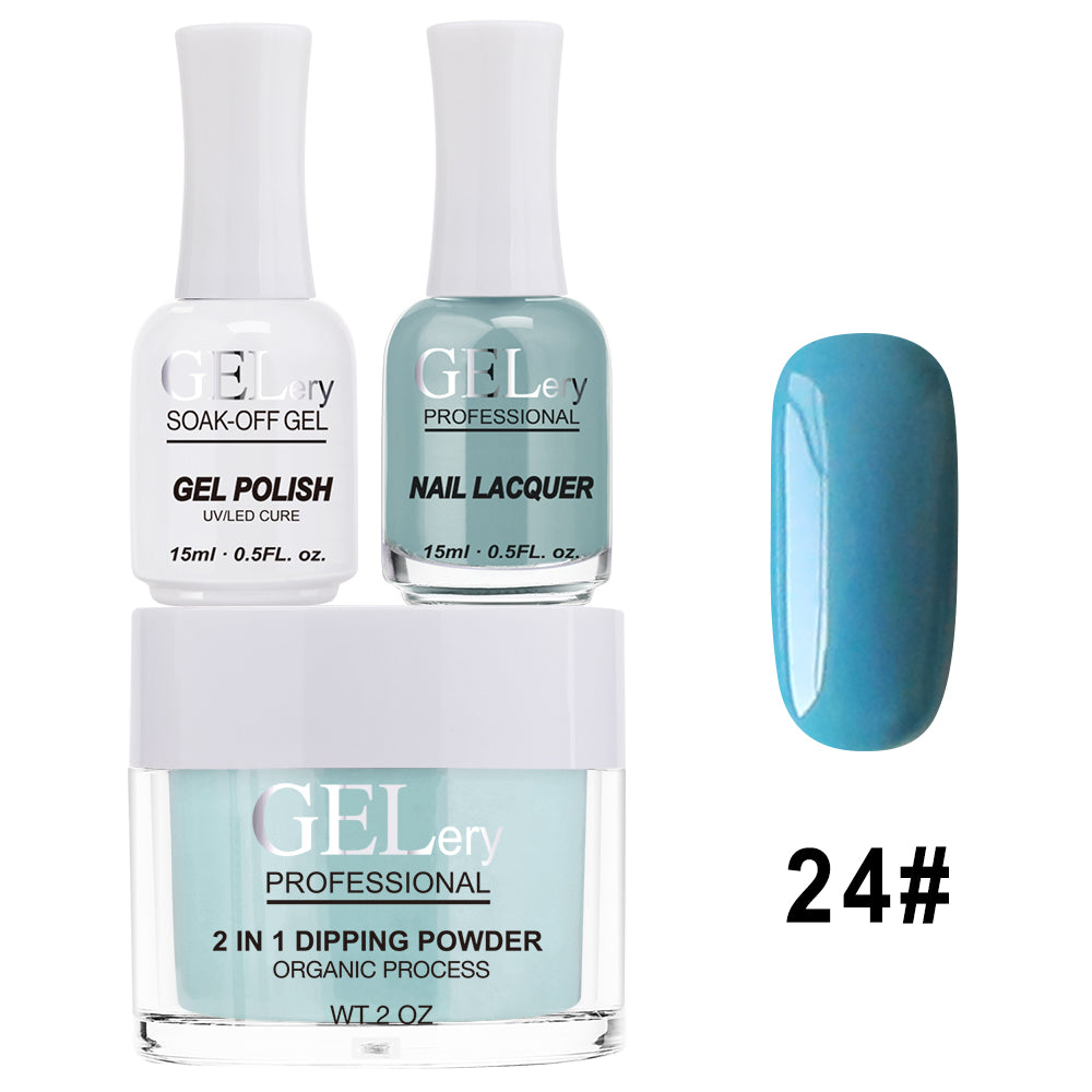 GELery 3 in 1 Trio Set - Gel, Lacquer, & Dip - #024