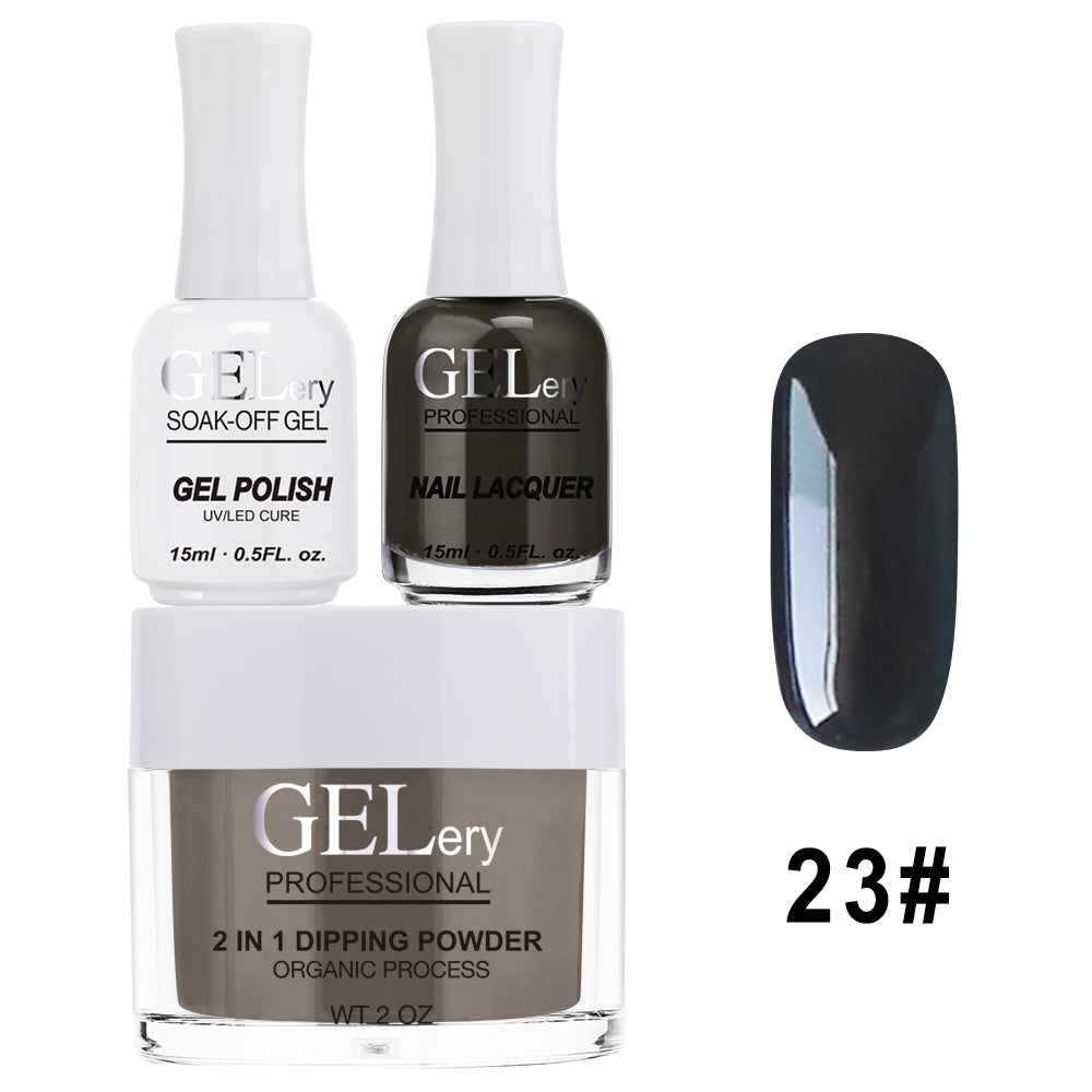 GELery 3 in 1 Trio Set - Gel, Lacquer, & Dip - #023