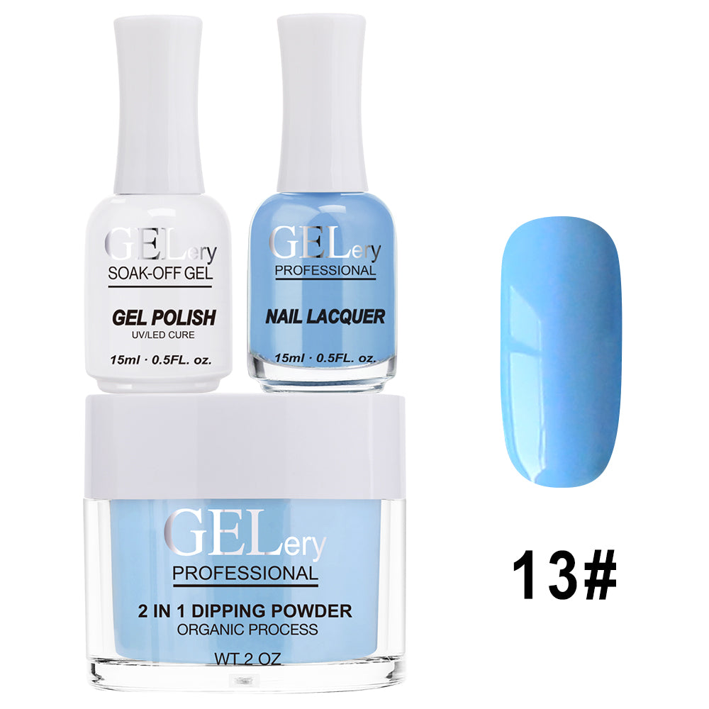 GELery 3 in 1 Trio Set - Gel, Lacquer, & Dip - #013