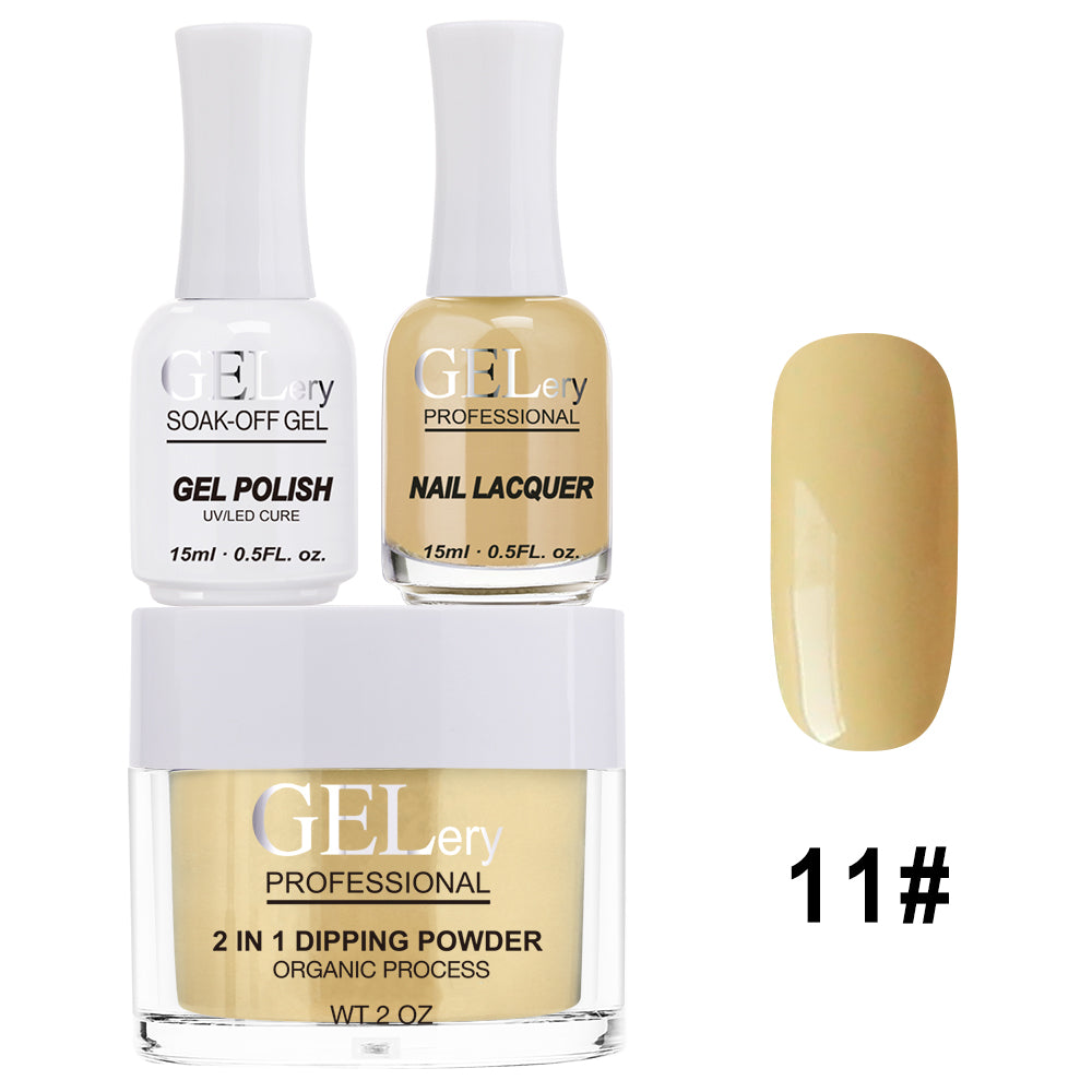 GELery 3 in 1 Trio Set - Gel, Lacquer, & Dip - #011