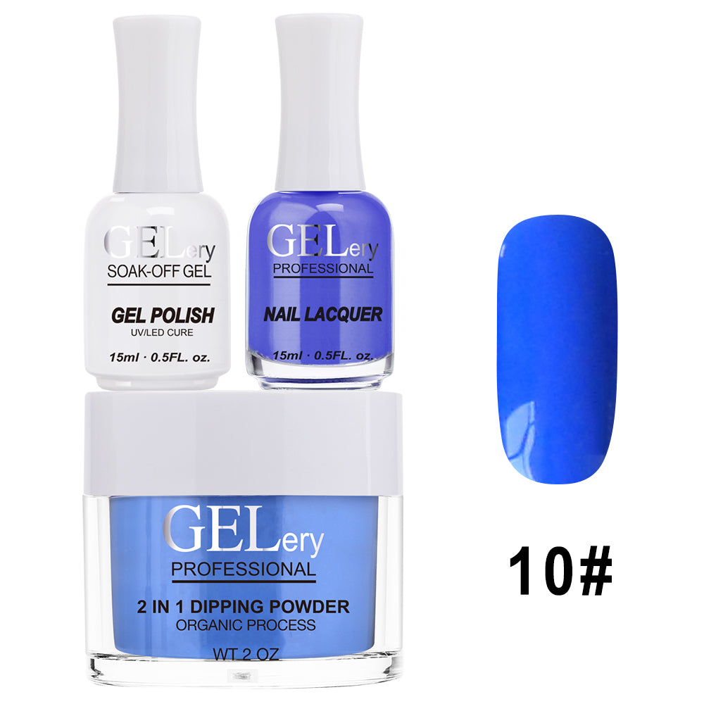 GELery 3 in 1 Trio Set - Gel, Lacquer, & Dip - #010