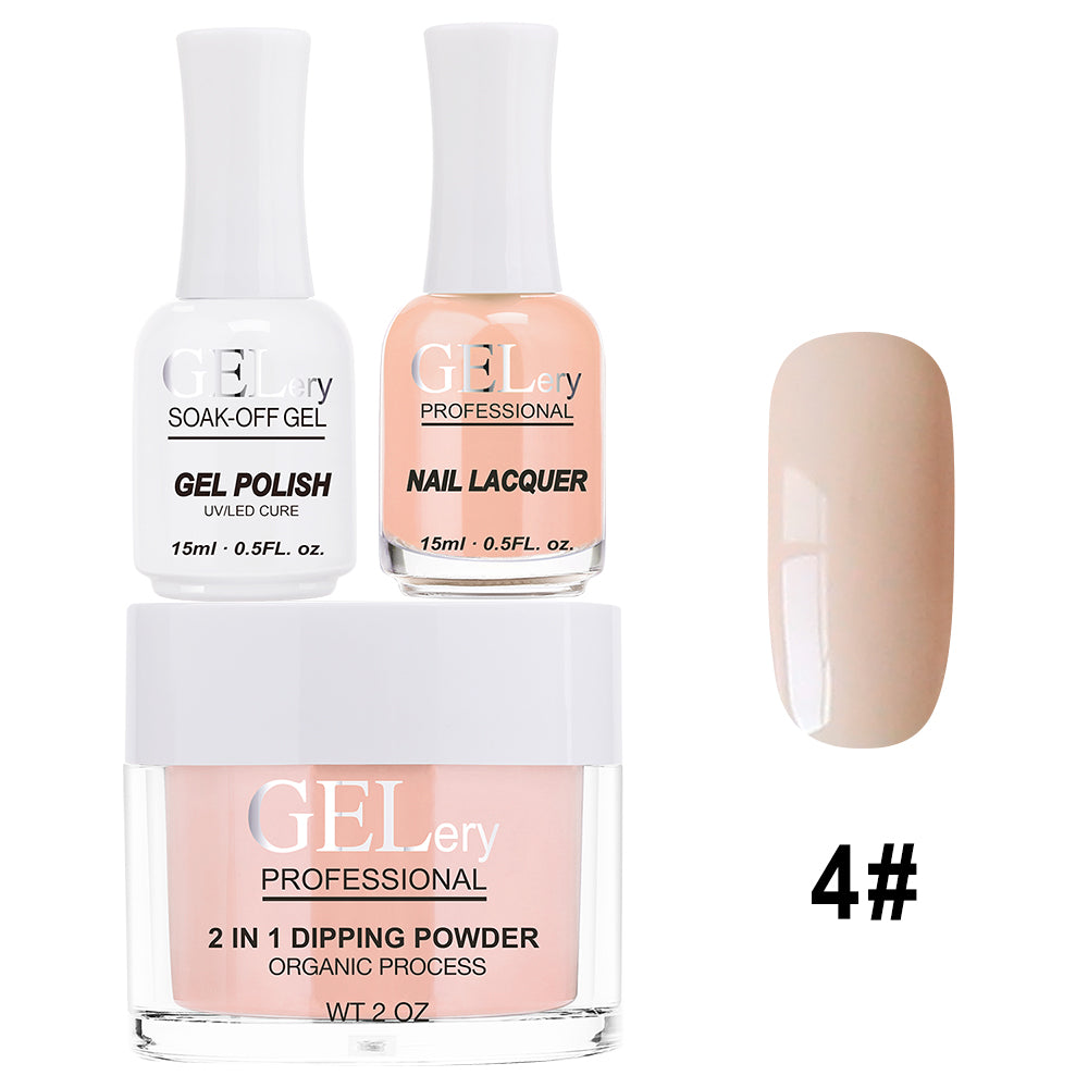 GELery 3 in 1 Trio Set - Gel, Lacquer, & Dip - #004