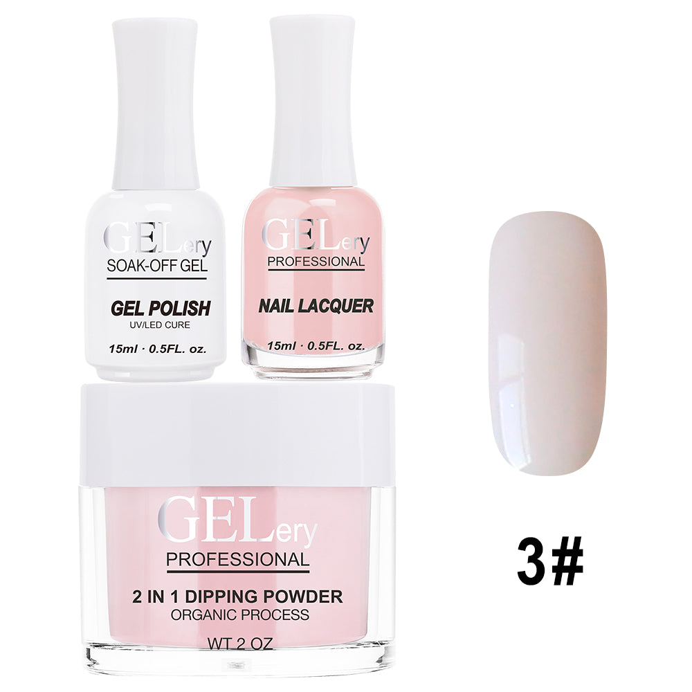 GELery 3 in 1 Trio Set - Gel, Lacquer, & Dip - #003