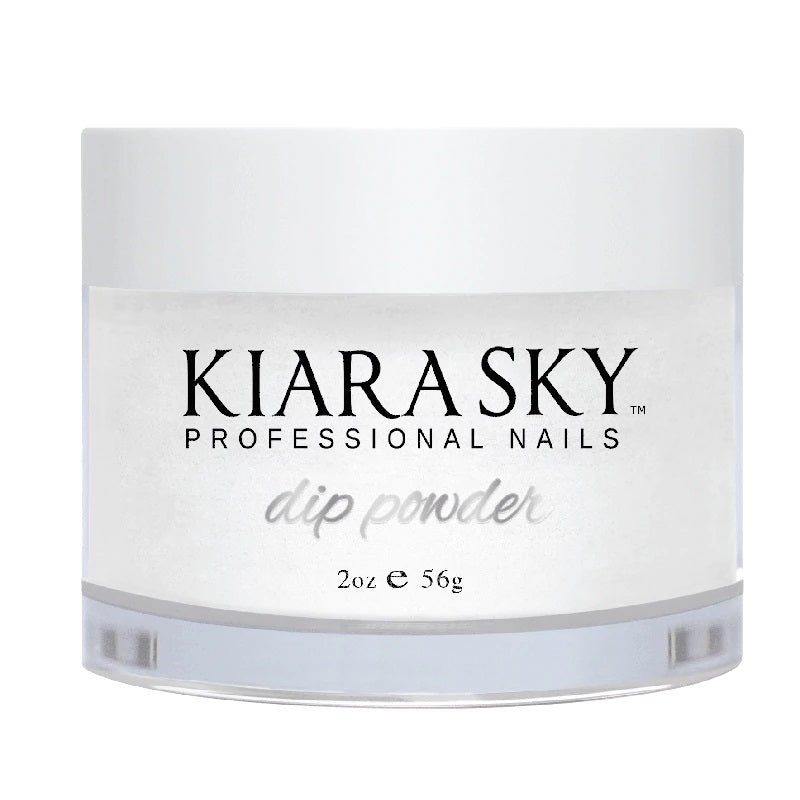 Kiara Sky Dipping Powder Pink & White 02 Oz - Pure White