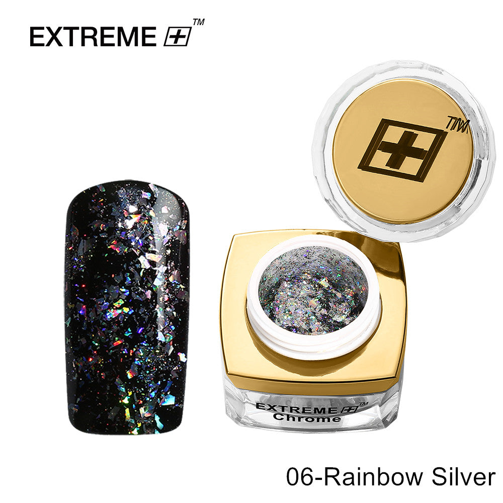 EXTREME+ Chrome Powder # 06 Rainbow Silver