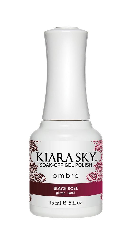 Kiara Sky Gel Polish - G841 Black Rose Attribute Black Rose Size 0.5 oz