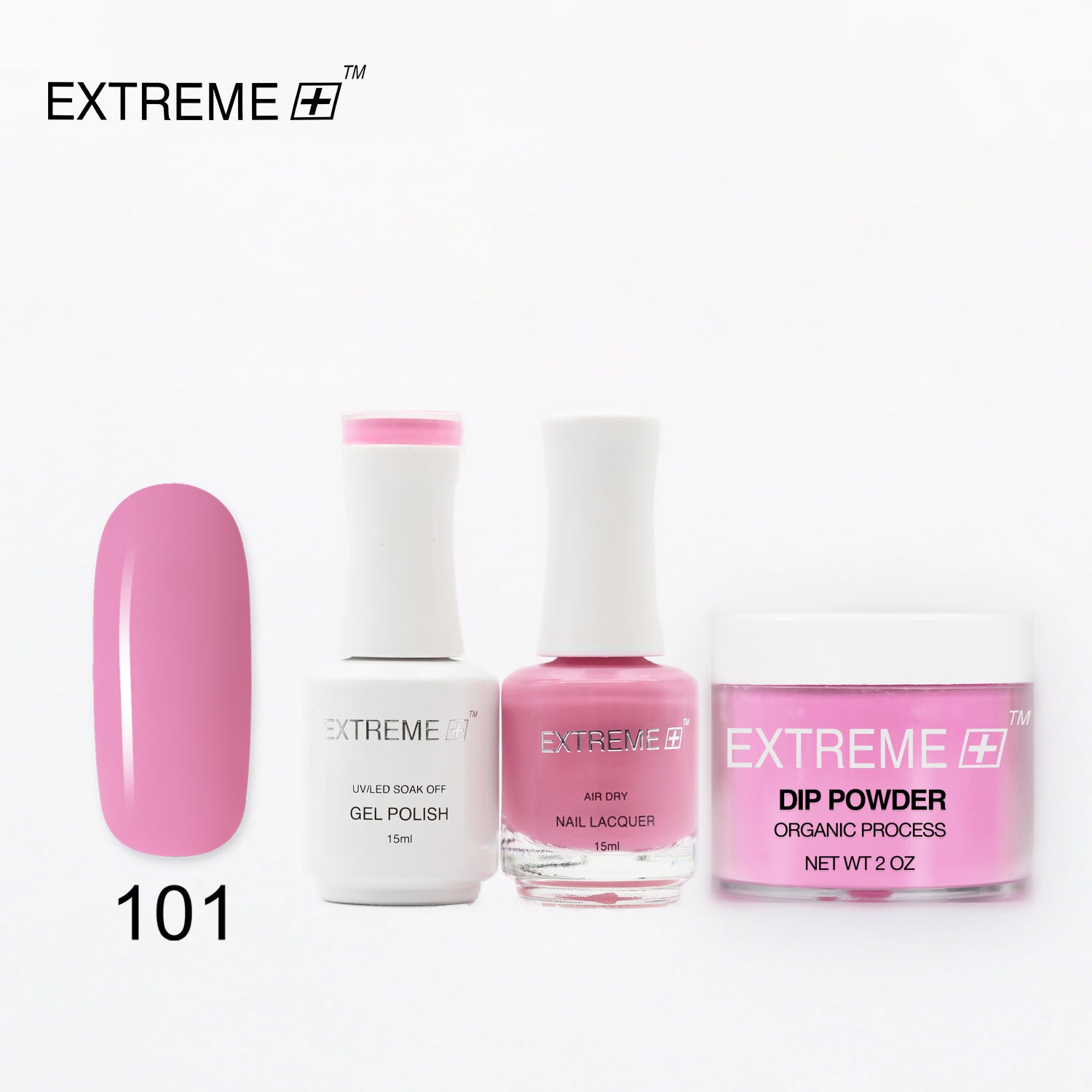 EXTREME+ 3 in 1 Combo Set - Gel, Lacquer, & Dip - #101