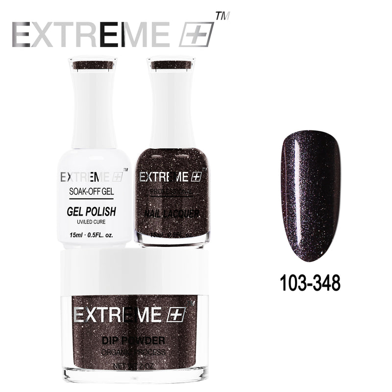 EXTREME+ Bộ combo 3 trong 1 tất cả trong một - Bột nhúng, sơn gel và sơn móng tay