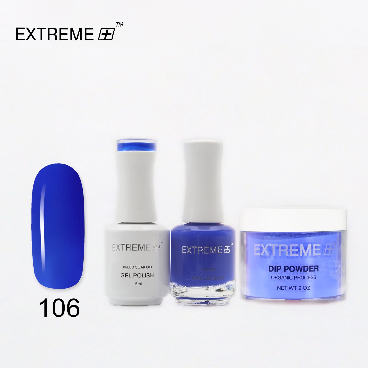 EXTREME+ 3 in 1 Combo Set - Gel, Lacquer, & Dip - #106