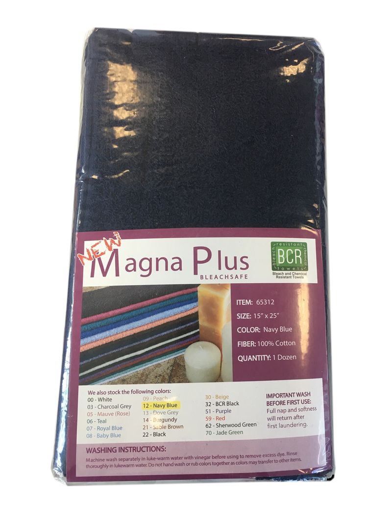 Magna Towel 15 x 25 - Navy Blue