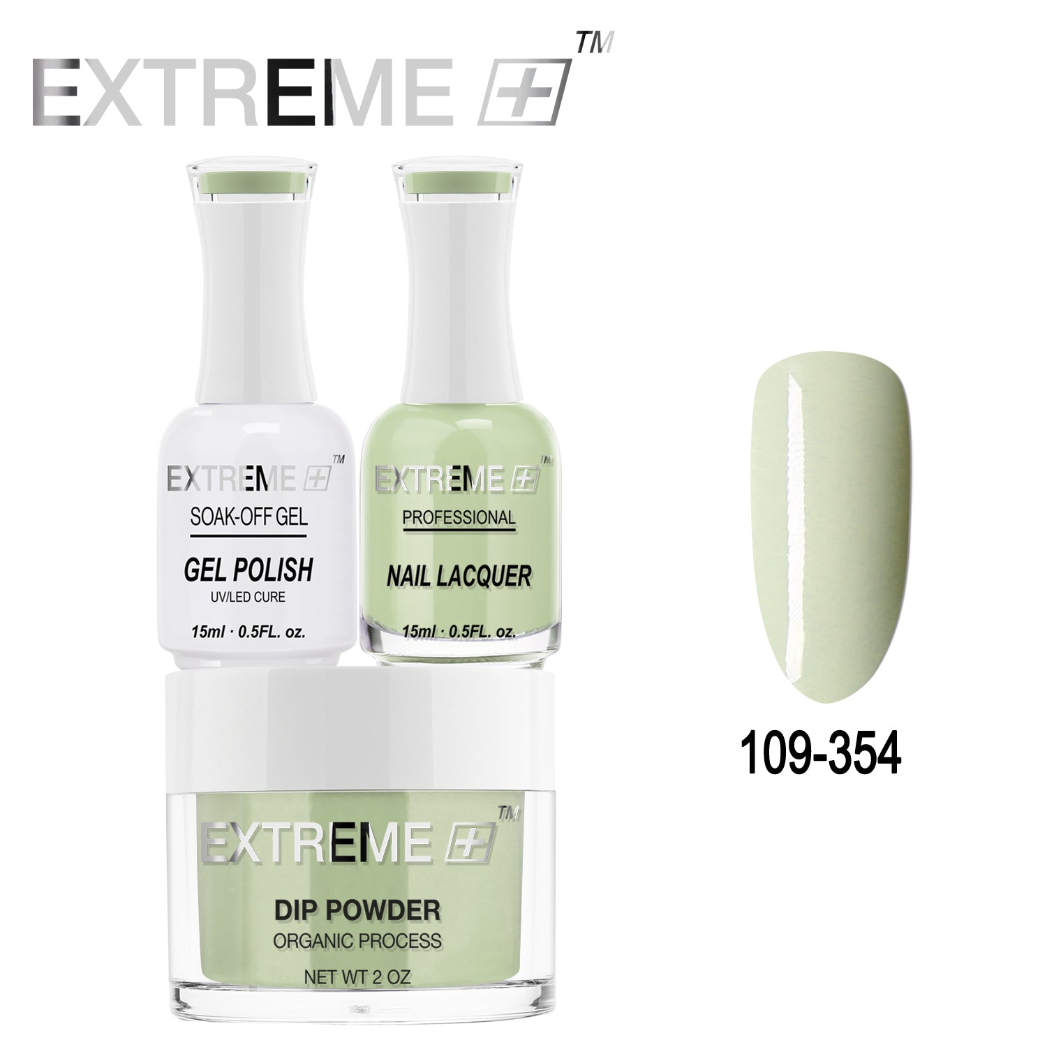 EXTREME+ All-in-One 3-in-1 Combo Set - Dip Powder, Gel Polish, and Nail Lacquer #109