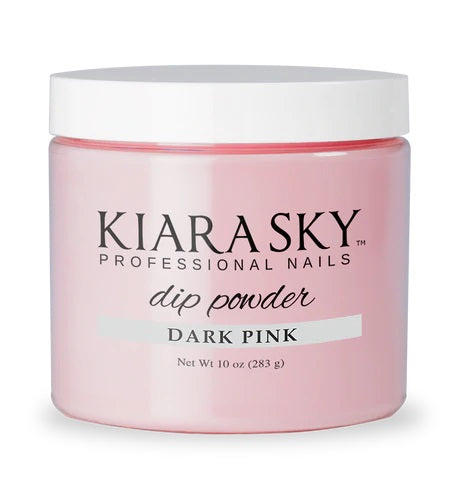Kiara Sky Dipping Powder Pink & White 10 Oz - Dark Pink