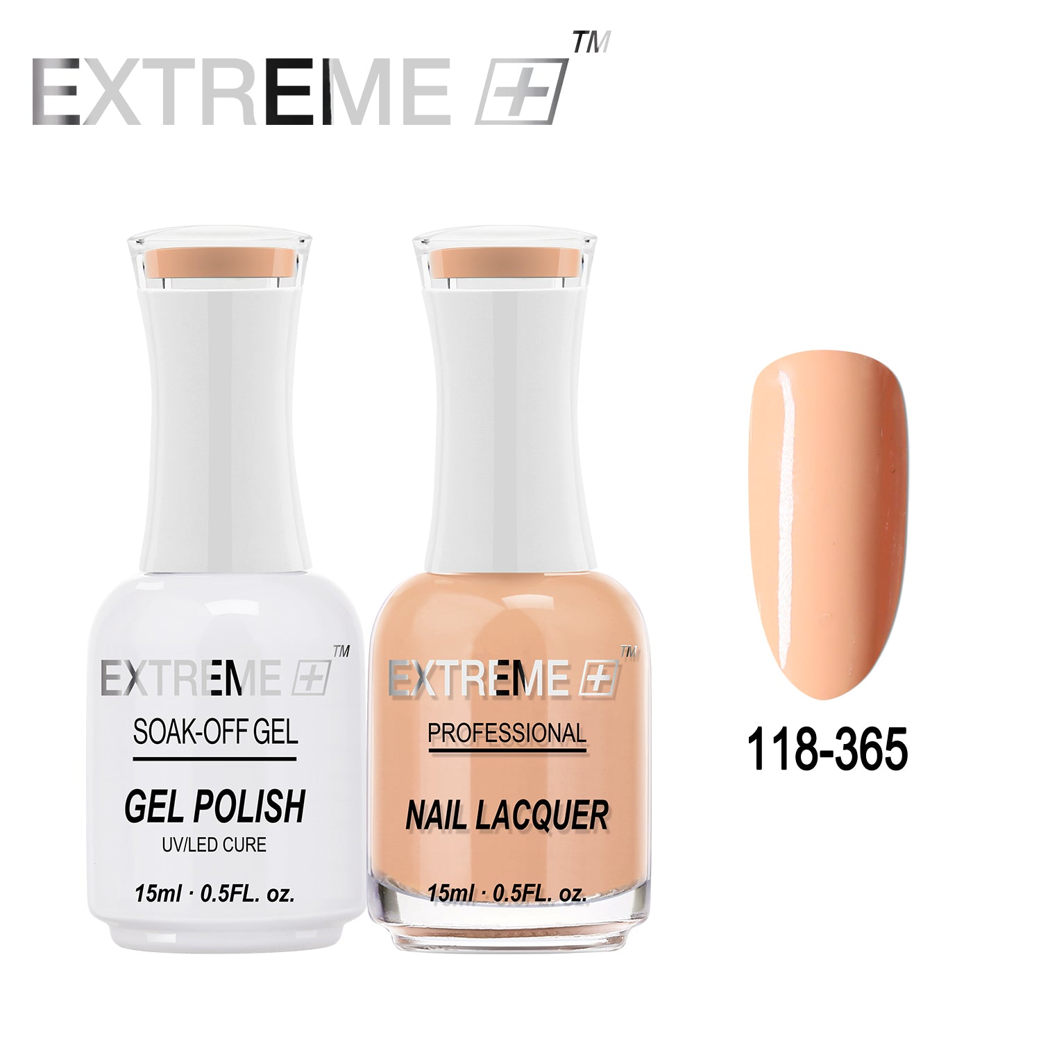 EXTREME+ All-in-One Gel Polish and Nail Lacquer Matching Duo #G118