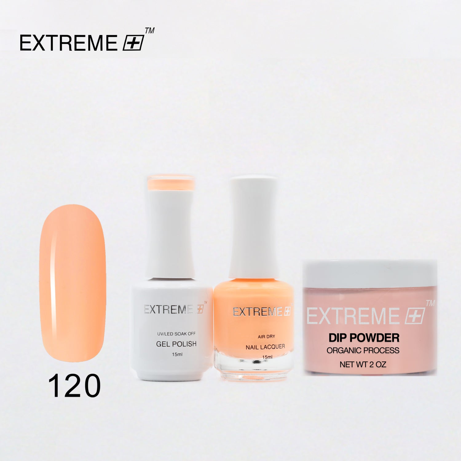 EXTREME+ 3 in 1 Combo Set - Gel, Lacquer, & Dip - #120