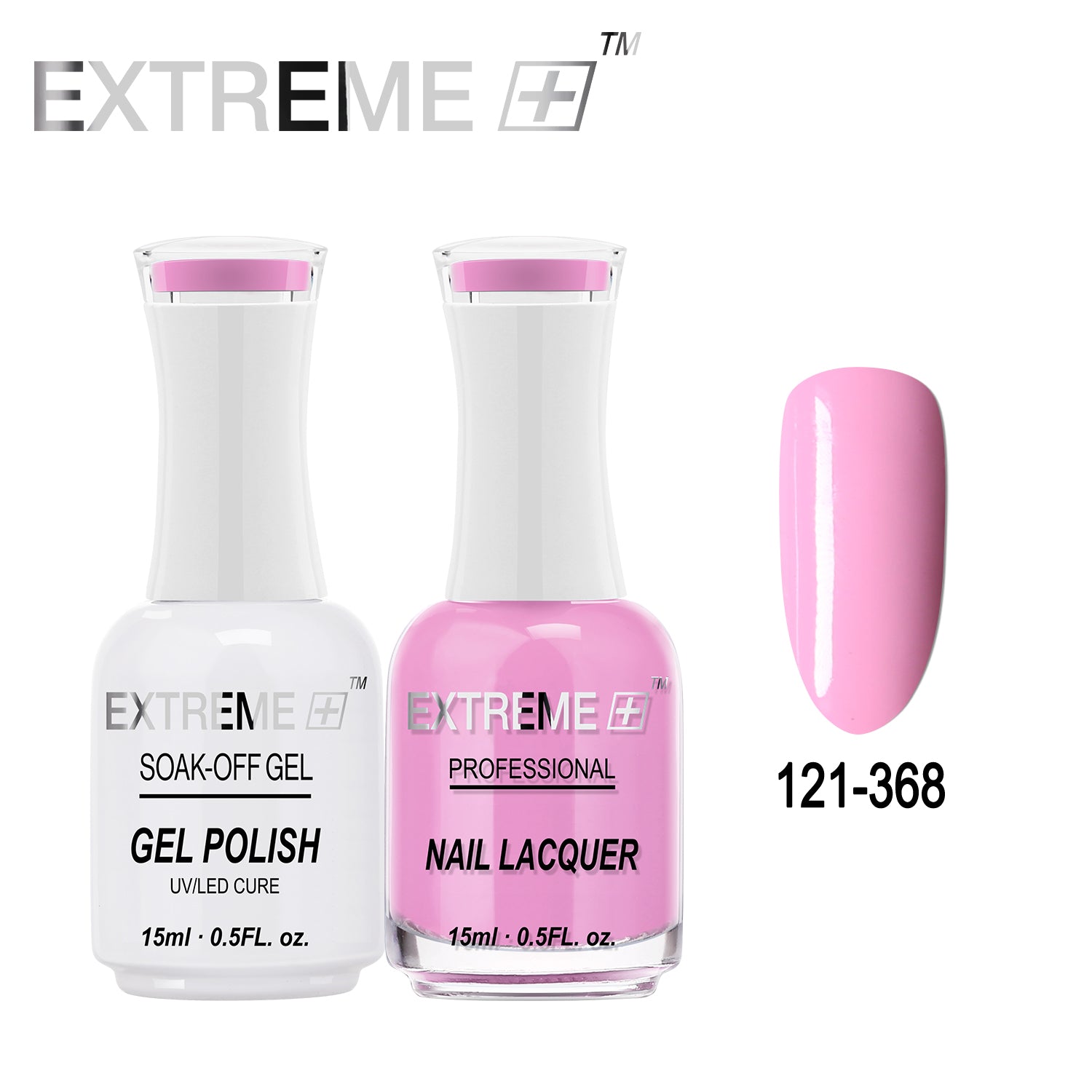 EXTREME+ All-in-One Gel Polish and Nail Lacquer Matching Duo #G121