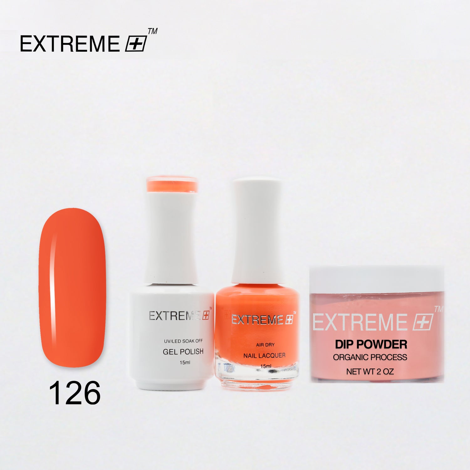 EXTREME+ 3 in 1 Combo Set - Gel, Lacquer, & Dip - #126