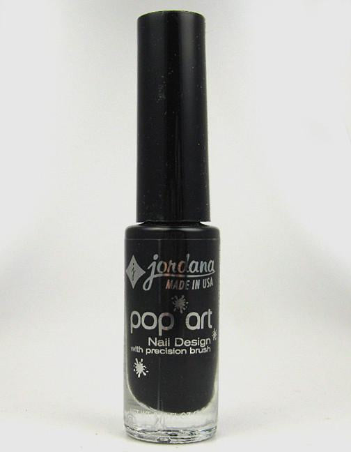 Pop Art Nail Design 501 - Black Mark