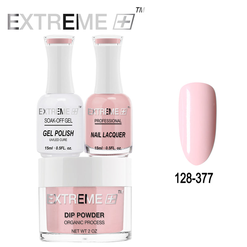 Bộ combo 3 trong 1 tất cả của EXTREME+ - Bột nhúng, sơn gel và sơn móng tay