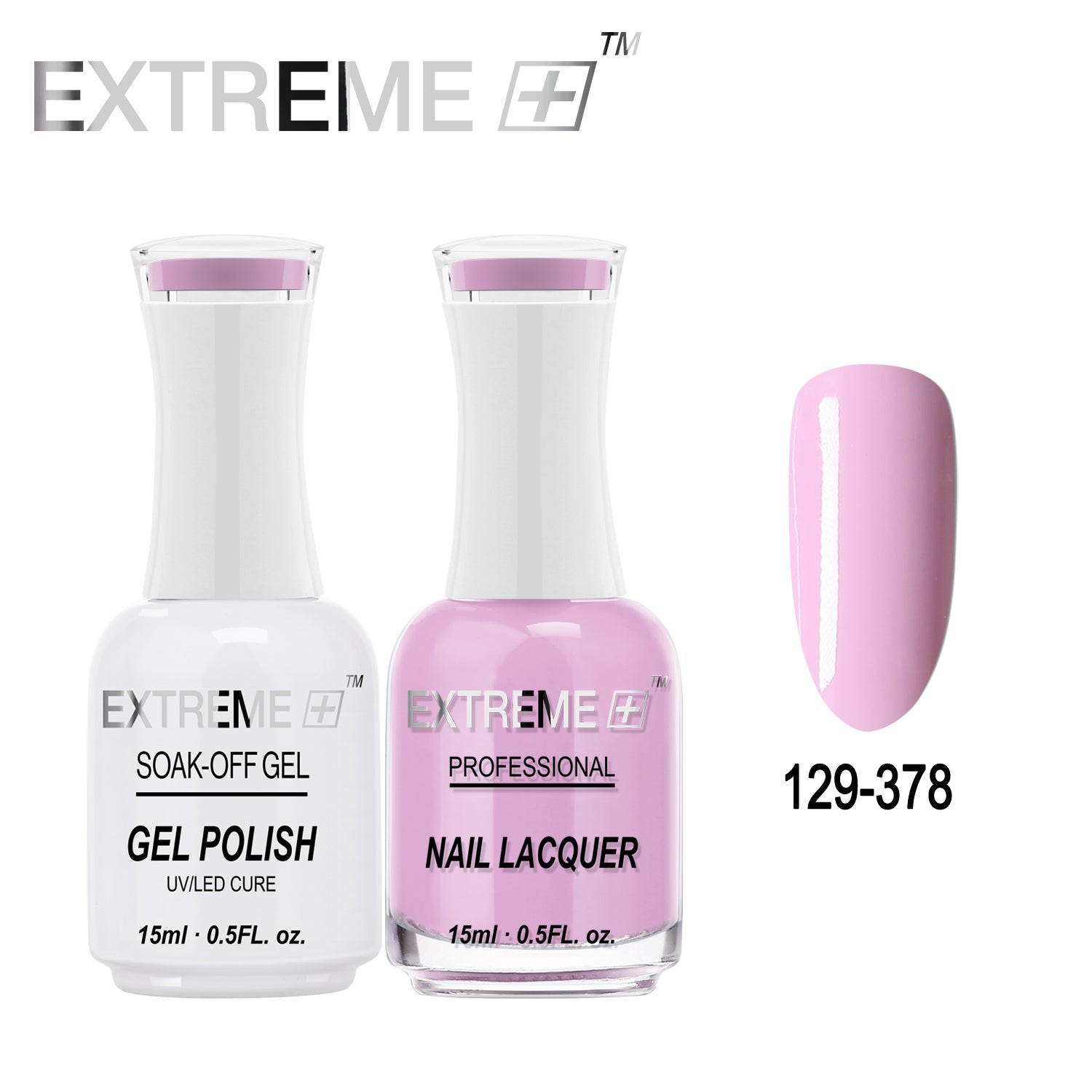 EXTREME+ All-in-One Gel Polish and Nail Lacquer Matching Duo #G129