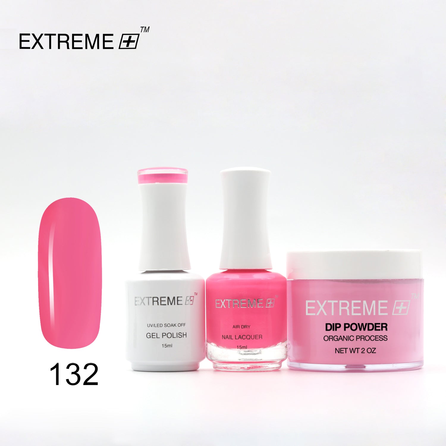 EXTREME+ 3 in 1 Combo Set - Gel, Lacquer, & Dip - #132