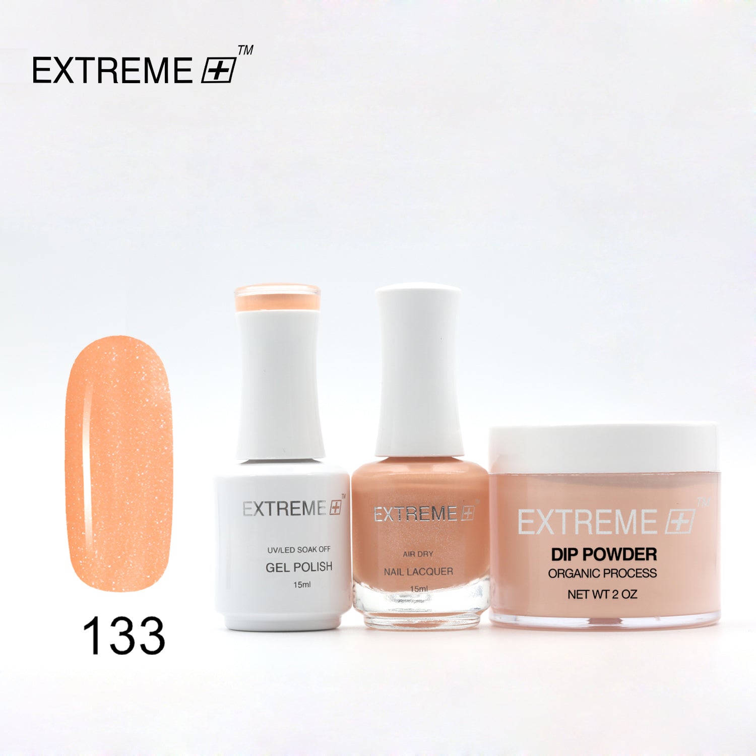 EXTREME+ 3 in 1 Combo Set - Gel, Lacquer, & Dip - #133