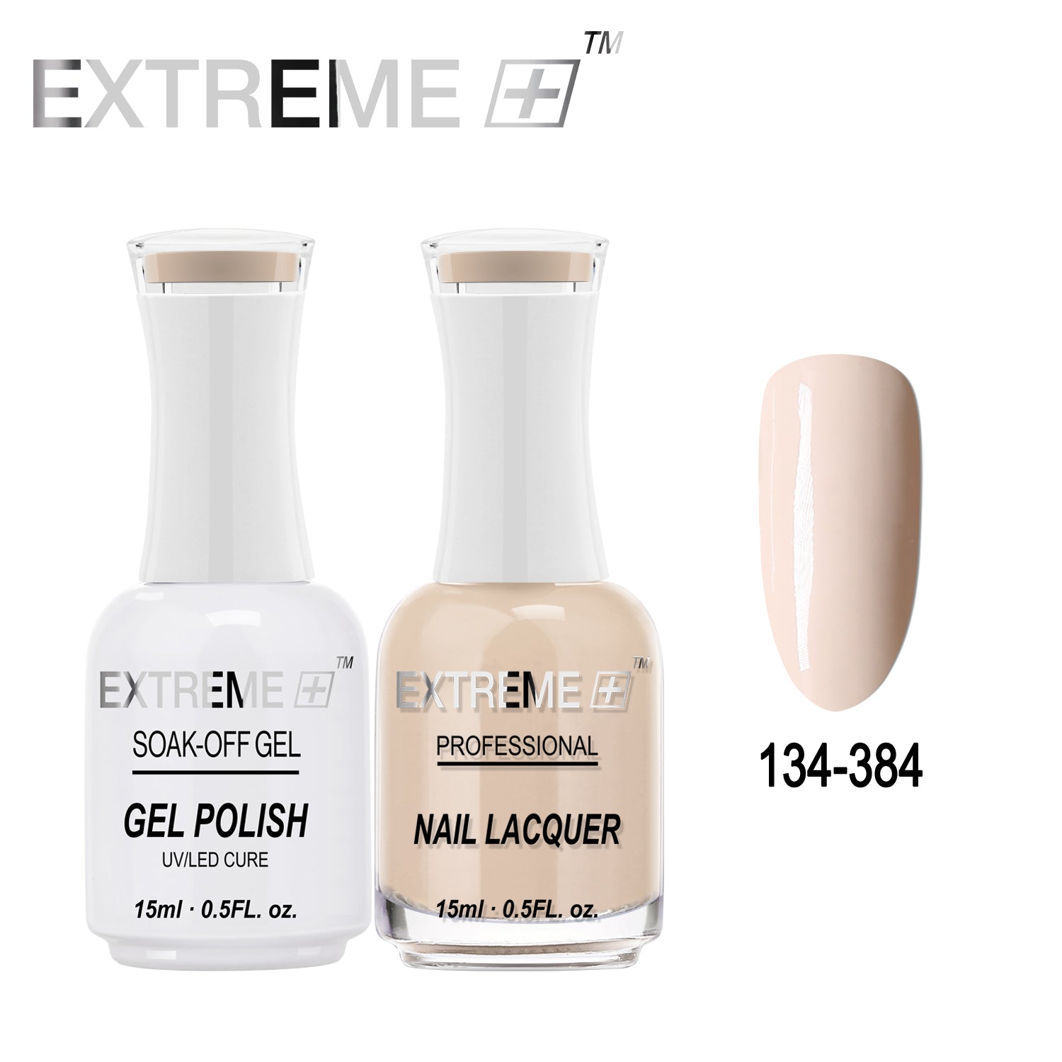 EXTREME+ All-in-One Gel Polish and Nail Lacquer Matching Duo #G134