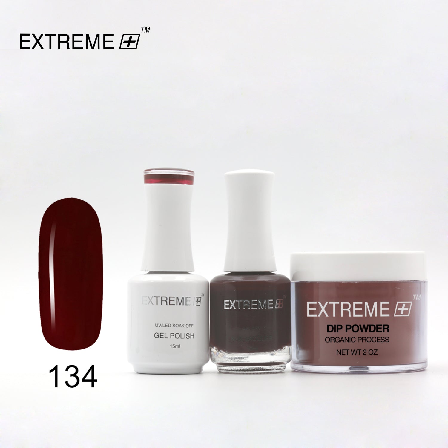 EXTREME+ 3 in 1 Combo Set - Gel, Lacquer, & Dip - #134