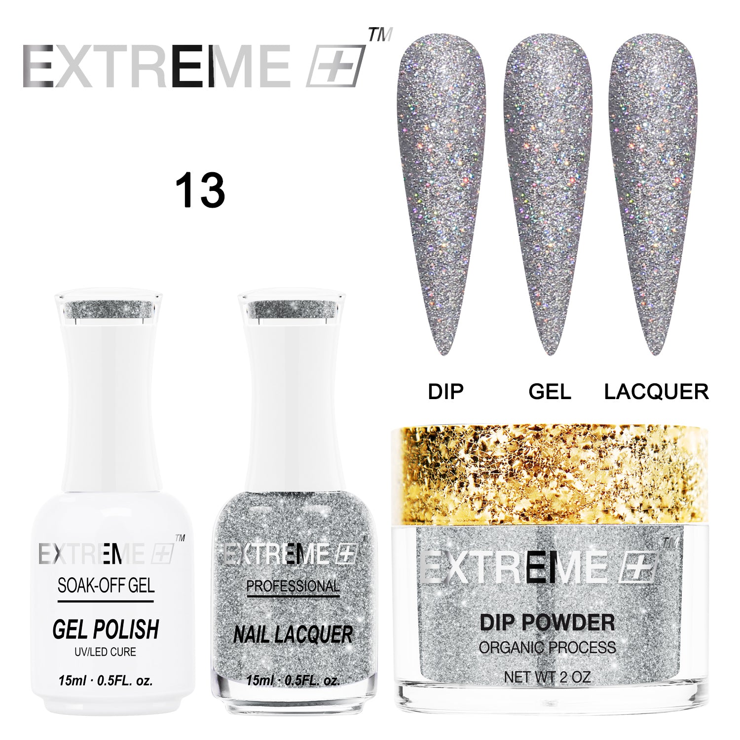 Bộ combo EXTREME+ 3 trong 1 - Holo Chrome - #013