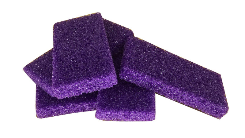 HappyFeet Disposable Pumice Purple - Long Case/ 300 pcs