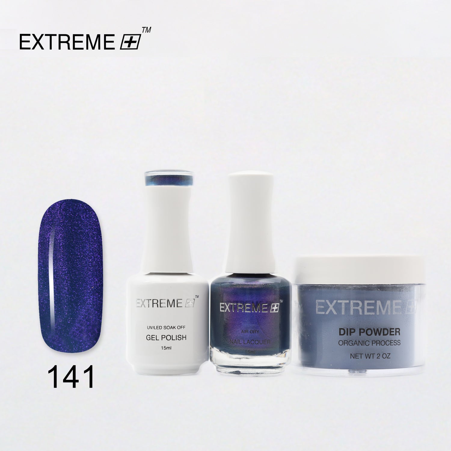 EXTREME+ 3 in 1 Combo Set - Gel, Lacquer, & Dip - #141