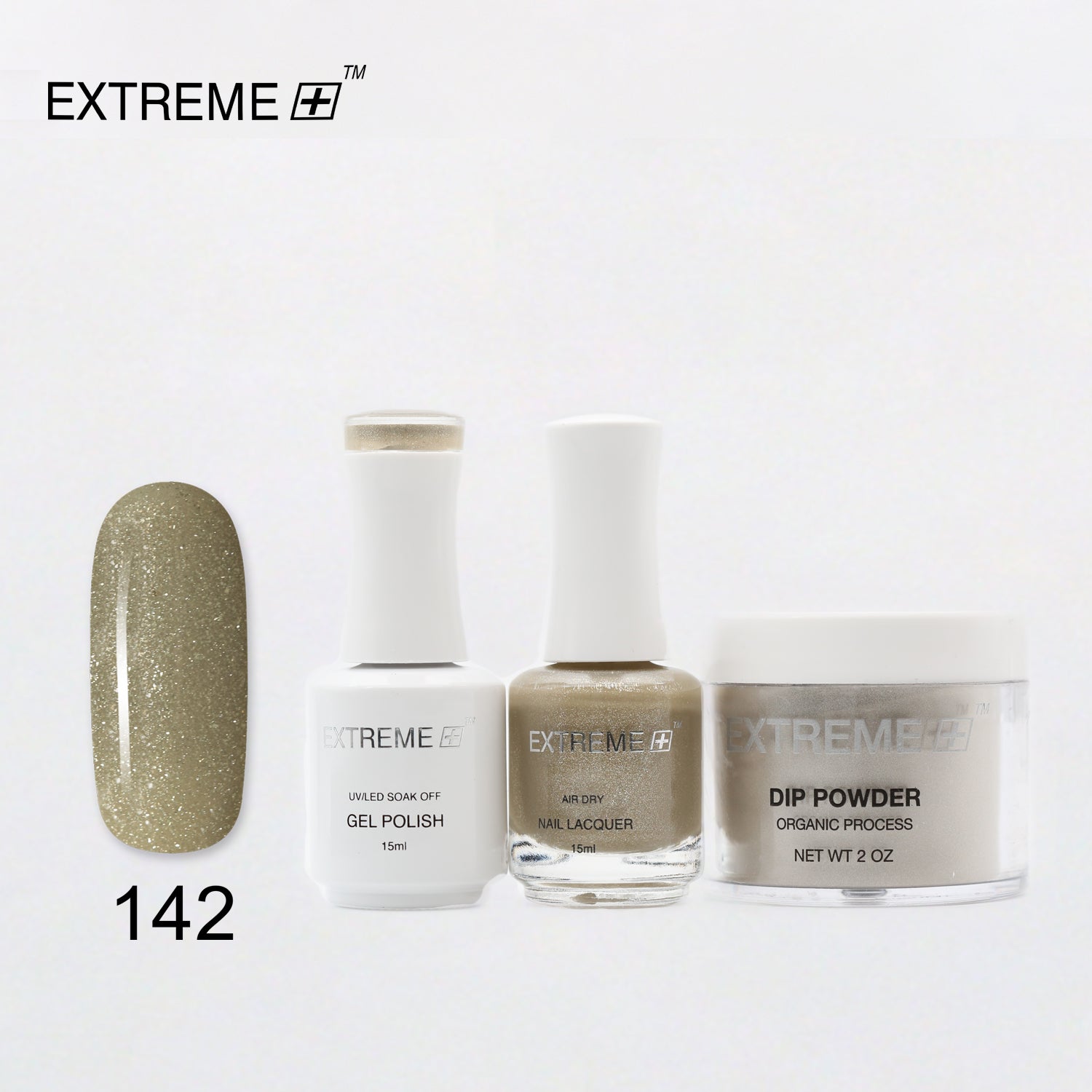 EXTREME+ 3 in 1 Combo Set - Gel, Lacquer, & Dip - #142