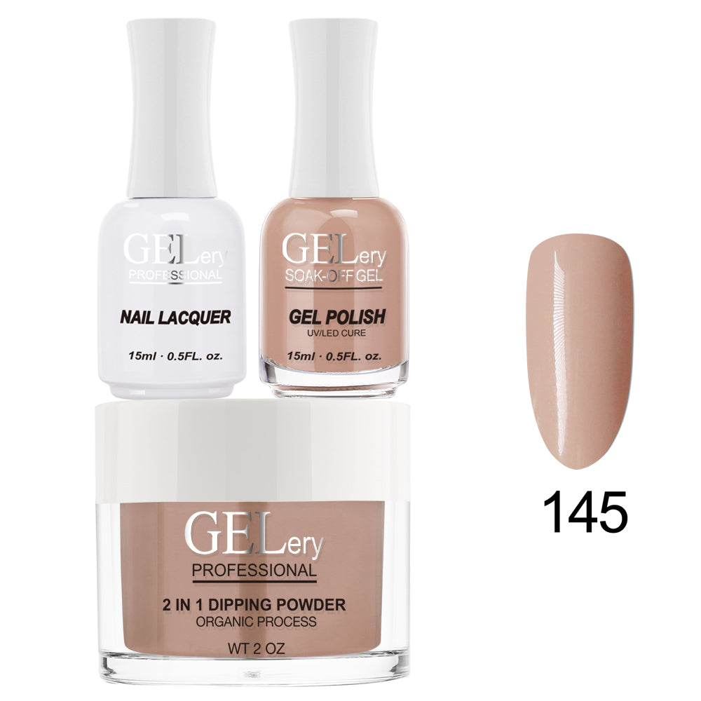 GELery 3 in 1 Trio Set - Gel, Lacquer, & Dip - #145