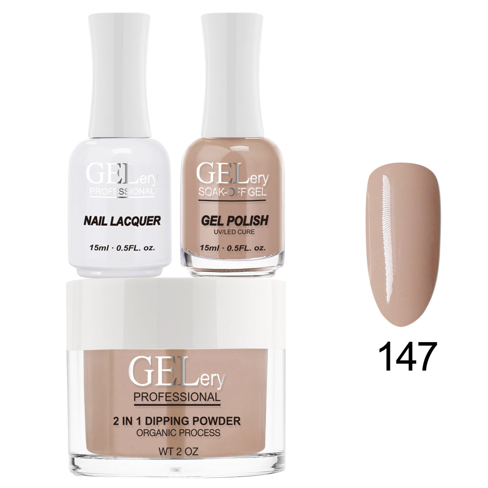 GELery 3 in 1 Trio Set - Gel, Lacquer, & Dip - #147