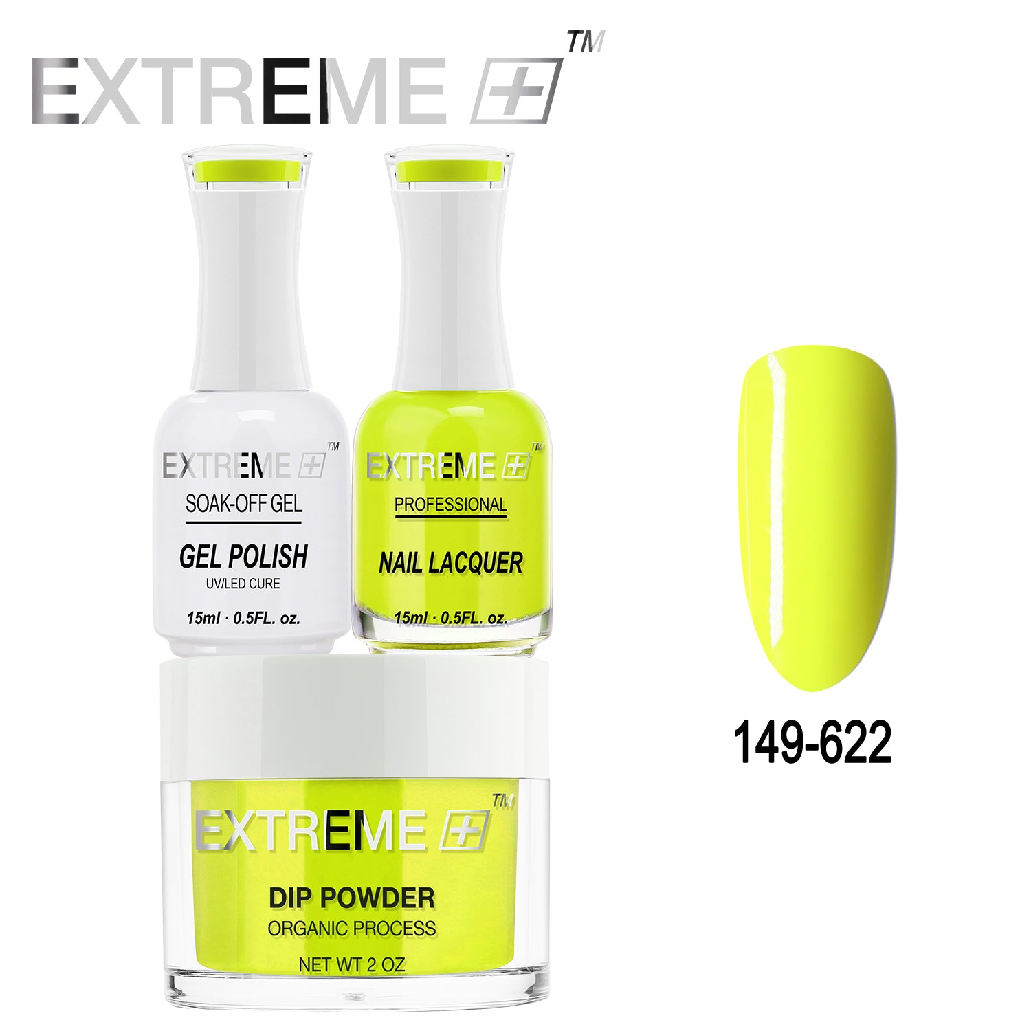 EXTREME+ All-in-One 3-in-1 Combo Set - Dip Powder, Gel Polish, and Nail Lacquer #149