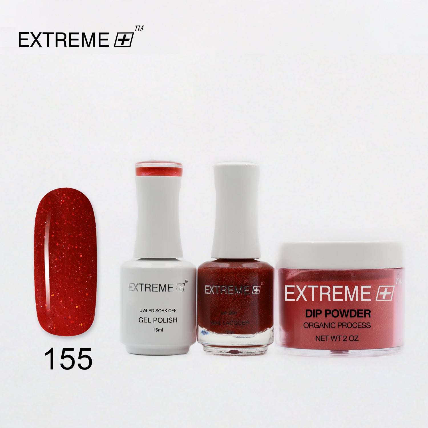 EXTREME+ 3 in 1 Combo Set - Gel, Lacquer, & Dip - #155