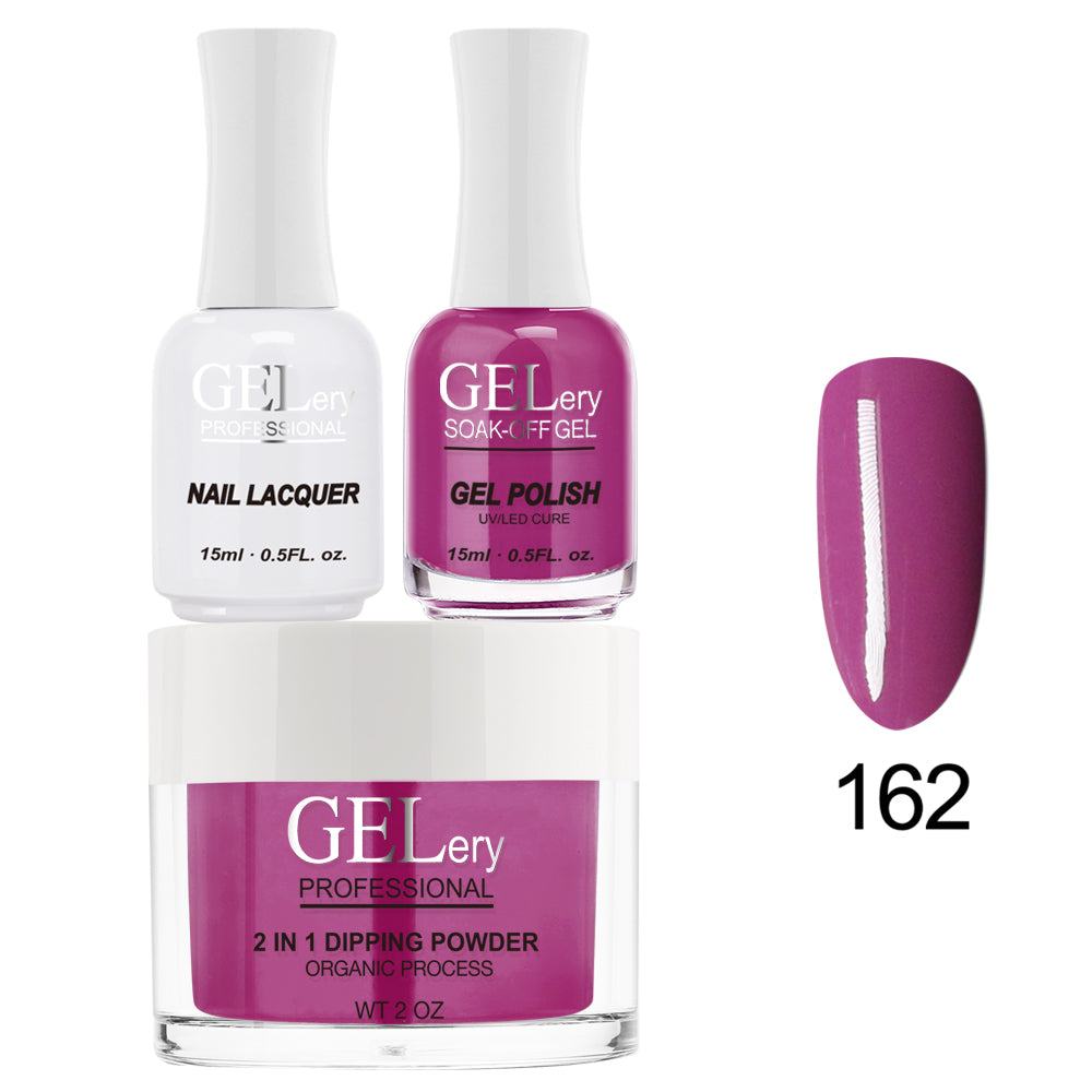 GELery 3 in 1 Trio Set - Gel, Lacquer, & Dip - #162