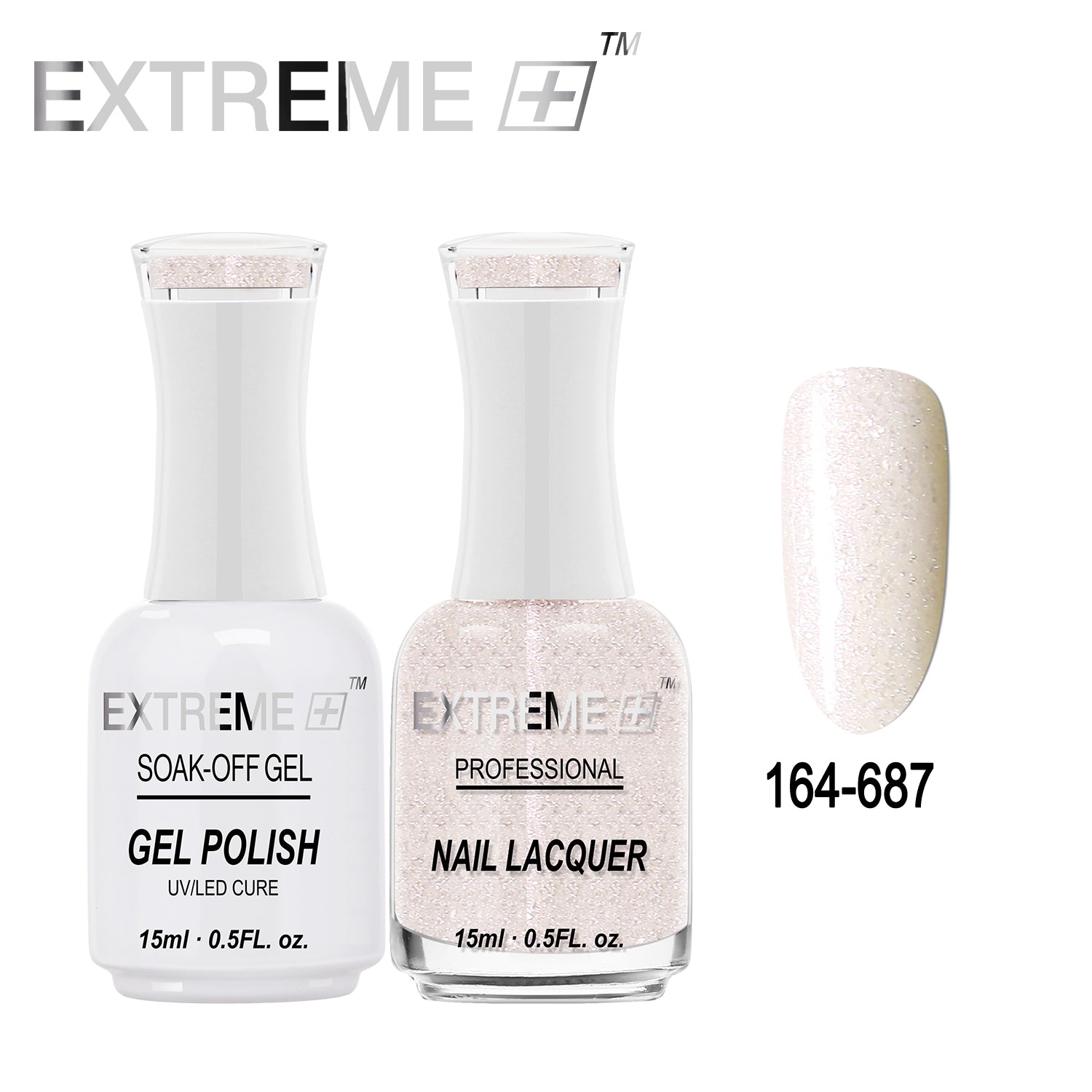 EXTREME+ All-in-One Gel Polish and Nail Lacquer Matching Duo #G164