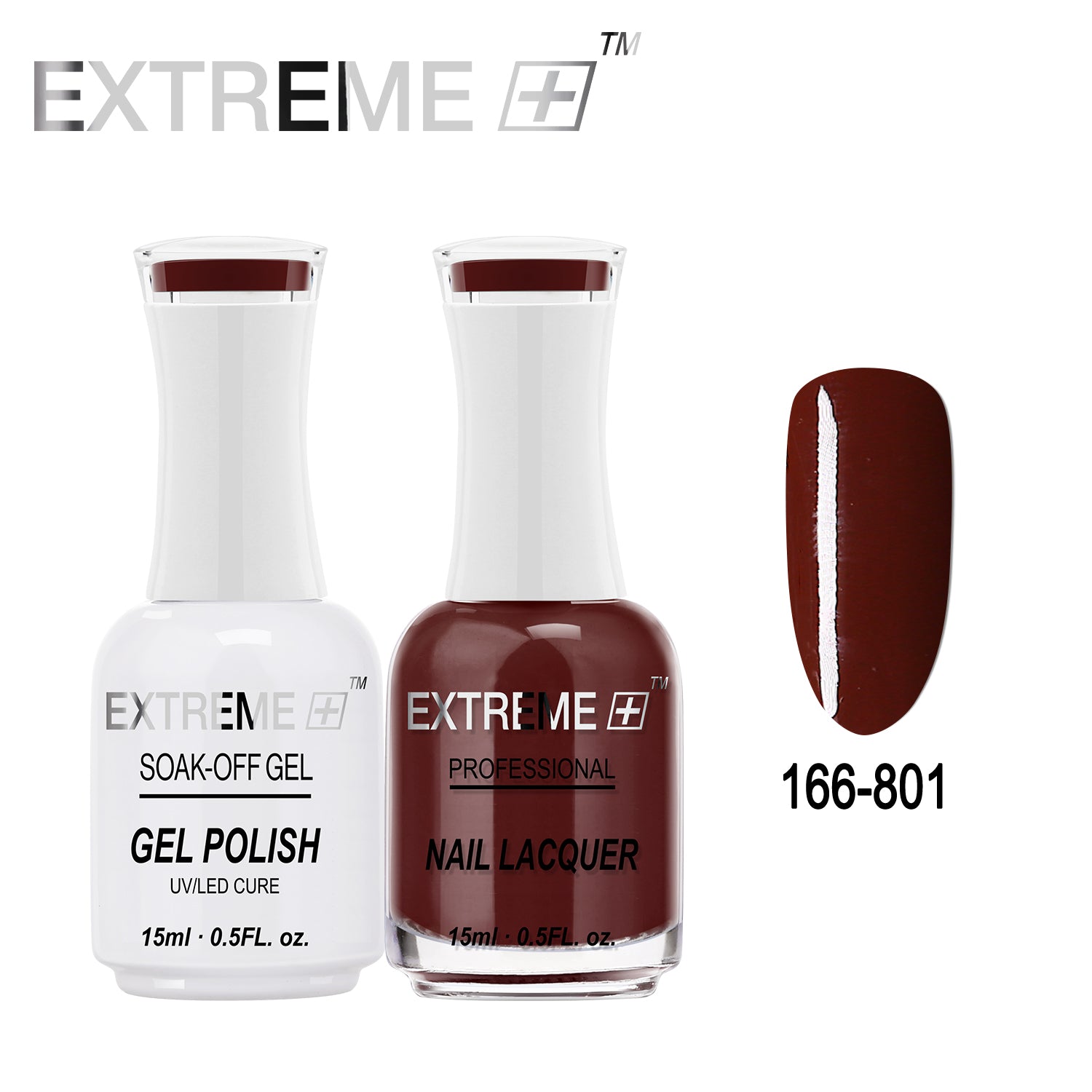 EXTREME+ All-in-One Gel Polish and Nail Lacquer Matching Duo #G166