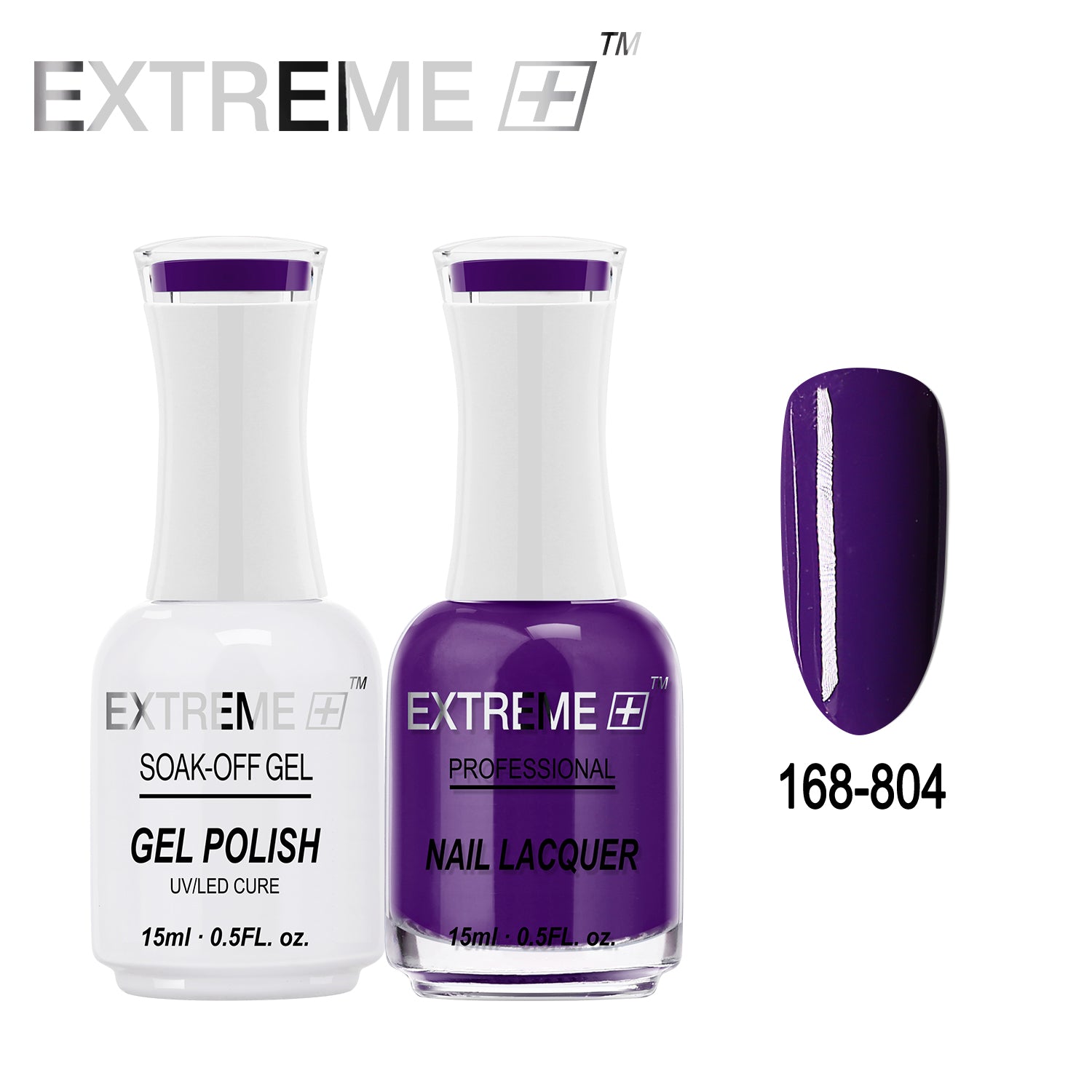 EXTREME+ All-in-One Gel Polish and Nail Lacquer Matching Duo #G168