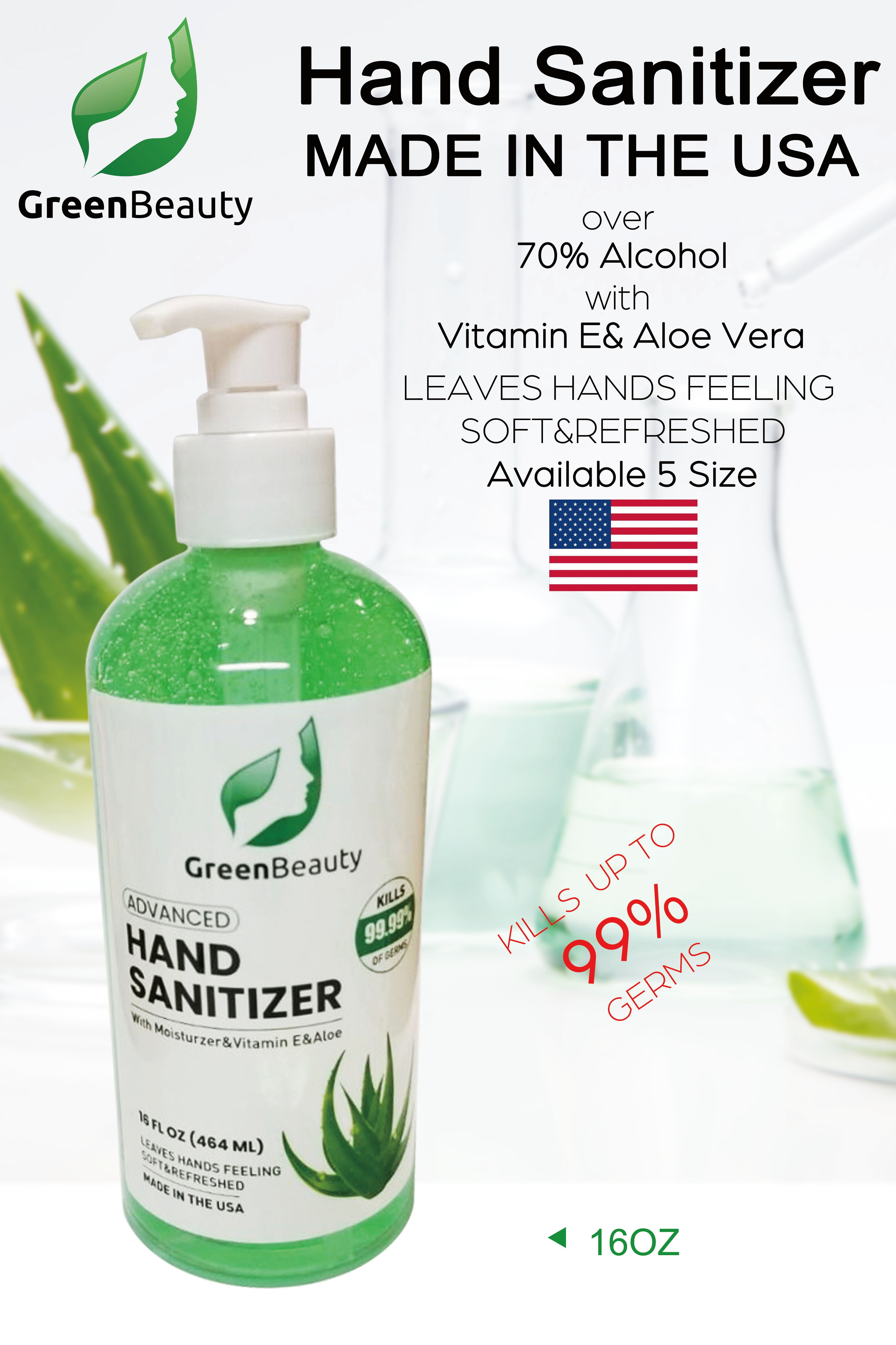 MUA 1 TẶNG 1 - GreenBeauty Hand Sanitizer 16 oz -FDA Approved