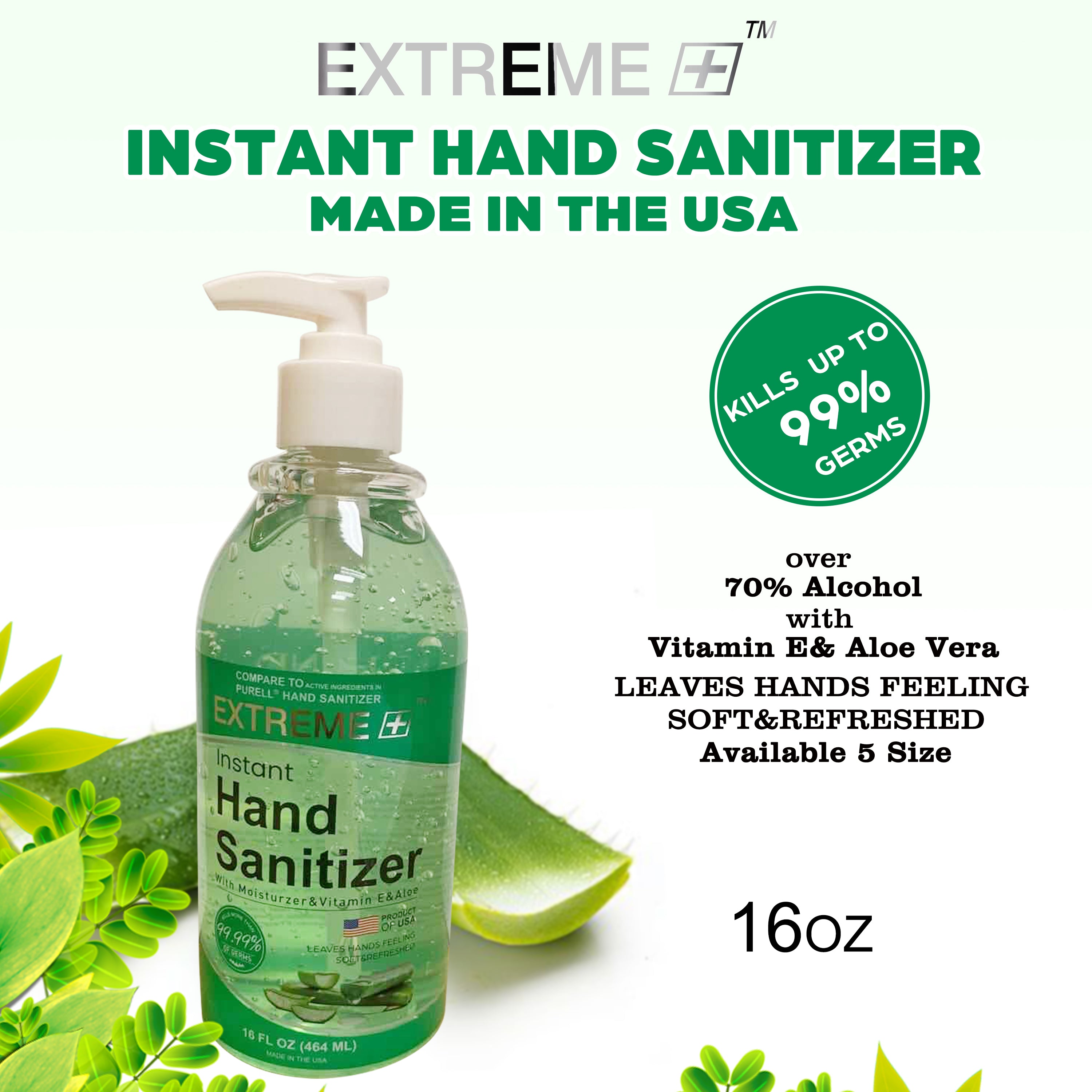 GreenBeauty Hand Sanitizer 16 oz